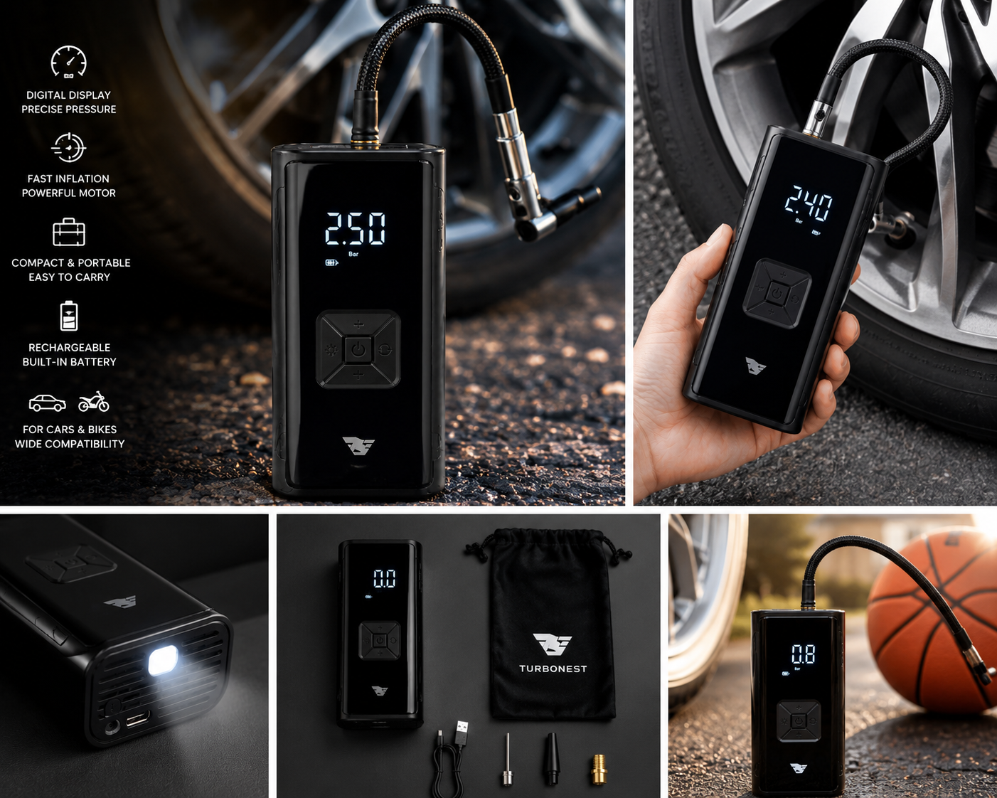 Smart Portable Tyre Inflator